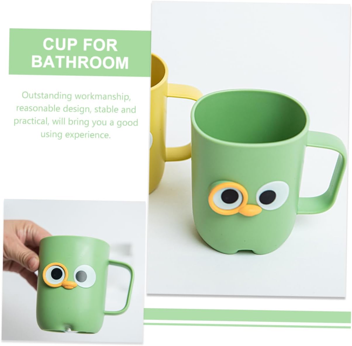 Alipis 2pcs Cartoon Toothbrush Holder Cups for Boys and Girls