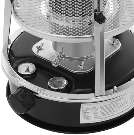 CNCEST 2 in 1 Kerosene Heater Stove 9000 BTU Portable Adjustable Black