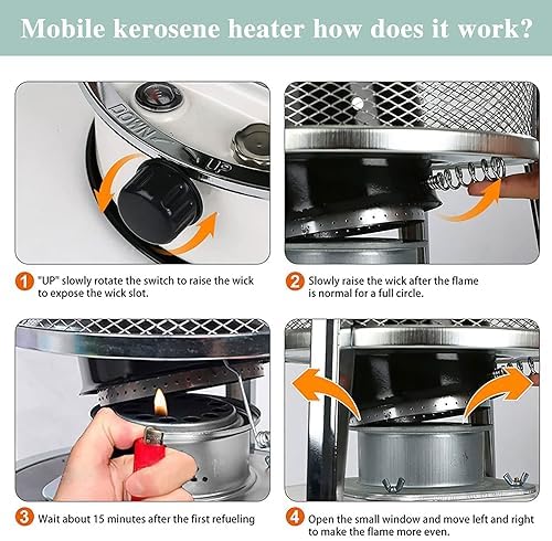 Portable Kerosene Heater for Indoor and Outdoor Use