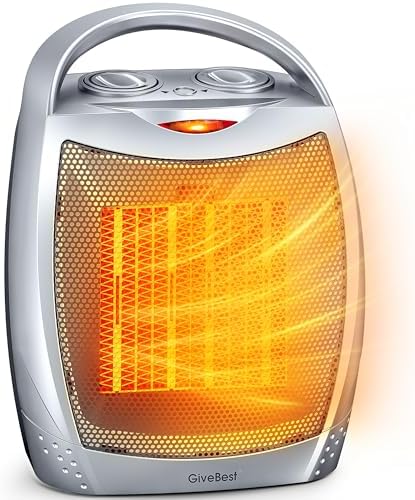 GiveBest 1500W Ceramic Space Heater with Thermostat