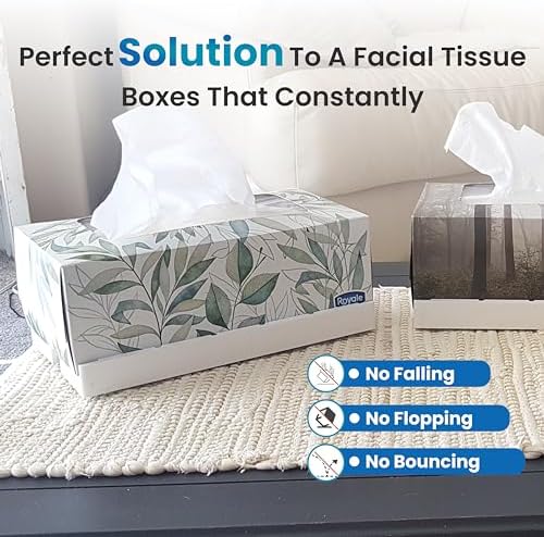 Tissuefoot Tissue Box Holder - Dishwasher Safe Sturdy Stylish 1