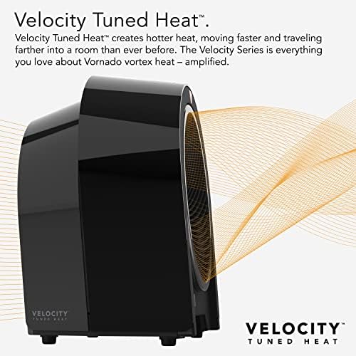 Vornado Velocity 5R Space Heater with Remote Control Black 1