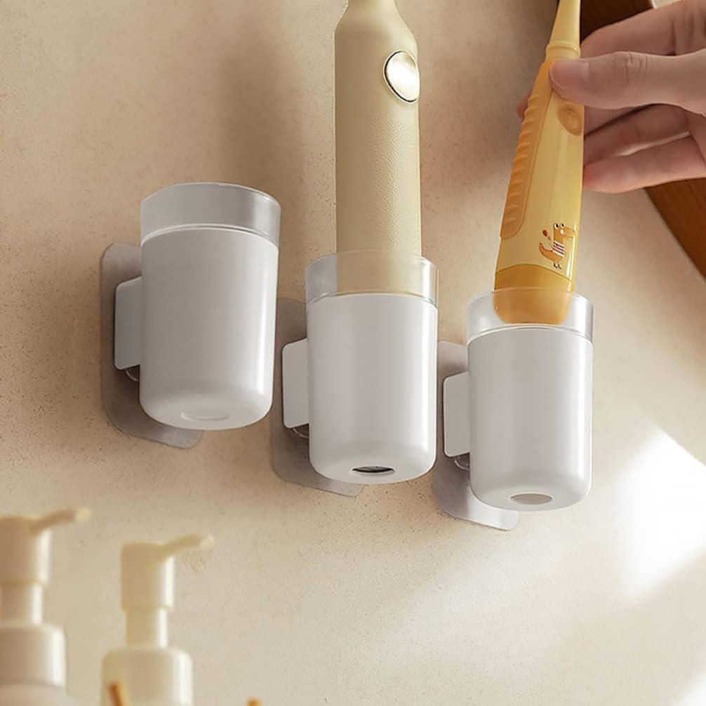 Cabilock 2pcs Wall-Mounted Electric Toothbrush Holder for Kids