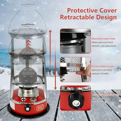 Red Kerosene Heater 45L for Indoor and Outdoor Use