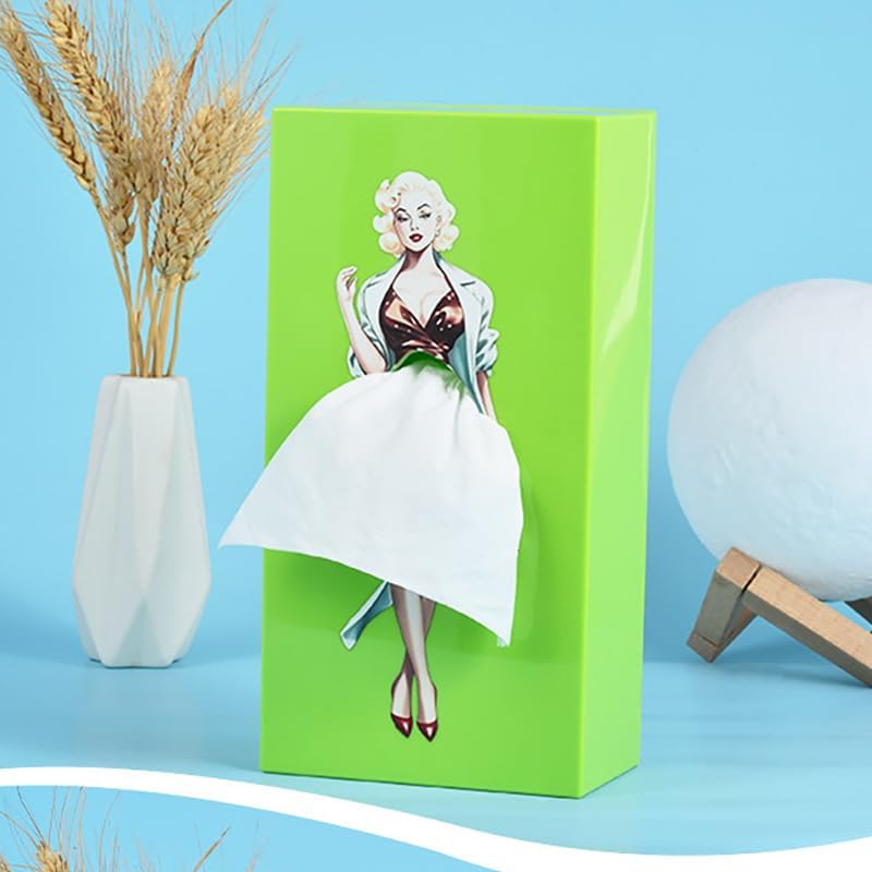 Creative Girls Skirt Tissue Box with Cartoon Design 1