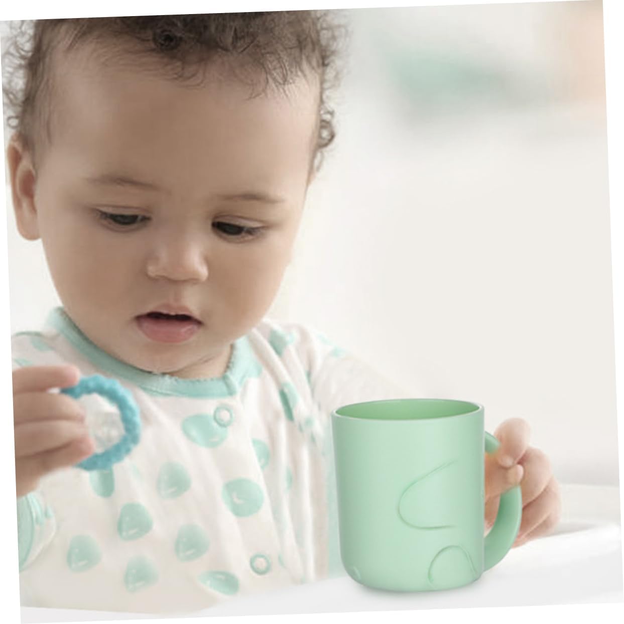 IWOWHERO Cartoon Tooth Mug Handle Safe for Kids