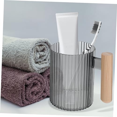 BRIGHTFUFU 4pcs Reusable Toothbrush Cup Travel Tumbler Holder
