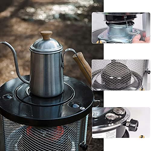 Xback CXLL Efficient Kerosene Heater with 6 Wicks and Gloves