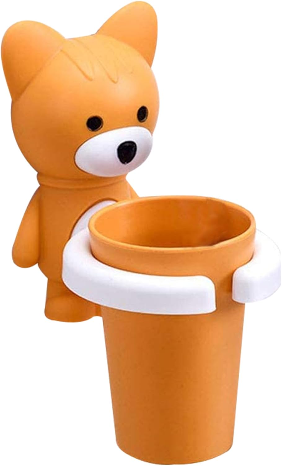 Kids Cartoon Fox Toothbrush Holder Wall Mount 1