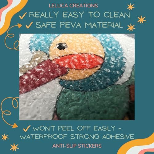 Non Slip Bath Duck Decals 28 PCS Pastel Design