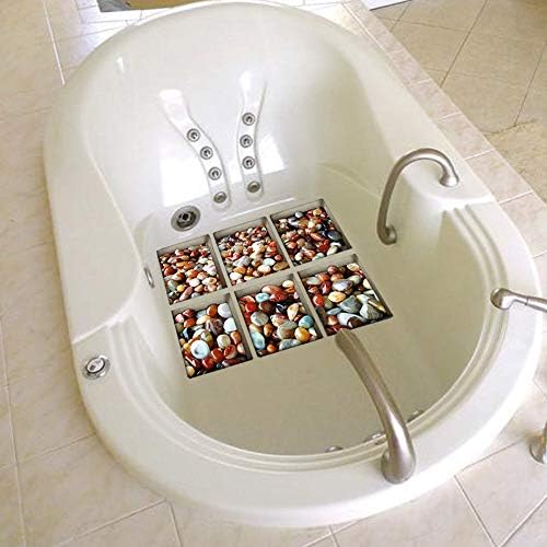 AILEGOU 3D Non-Slip Bathtub Stickers Set