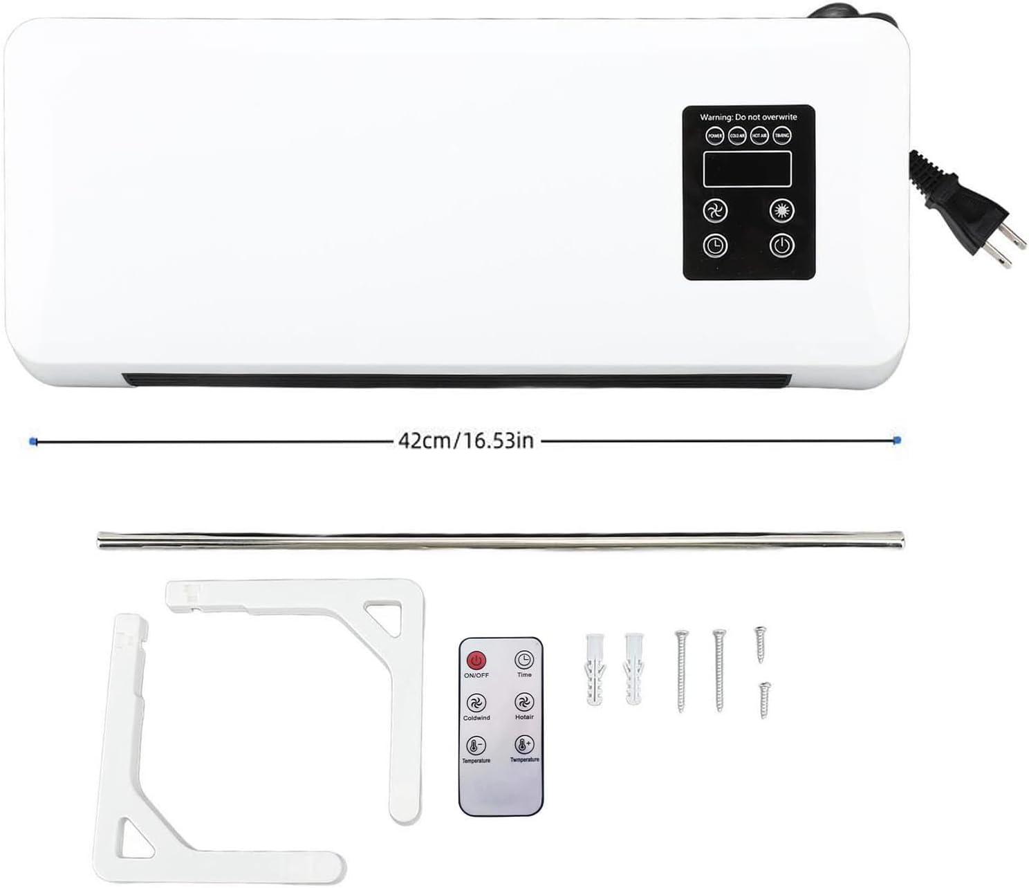 3-in-1 Smart Wall Heater with Remote Control