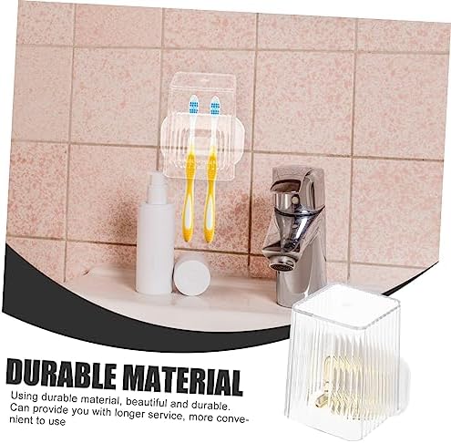 PRETYZOOM Wall Mounted Toothbrush Holder Set 1