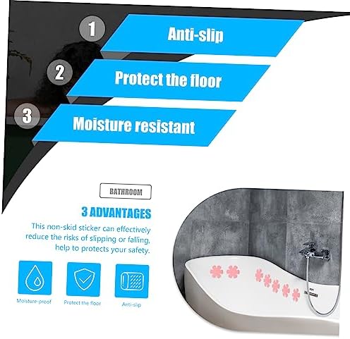 GLEAVI Snowflake Non-Slip Bathtub Decals for Safety and Style