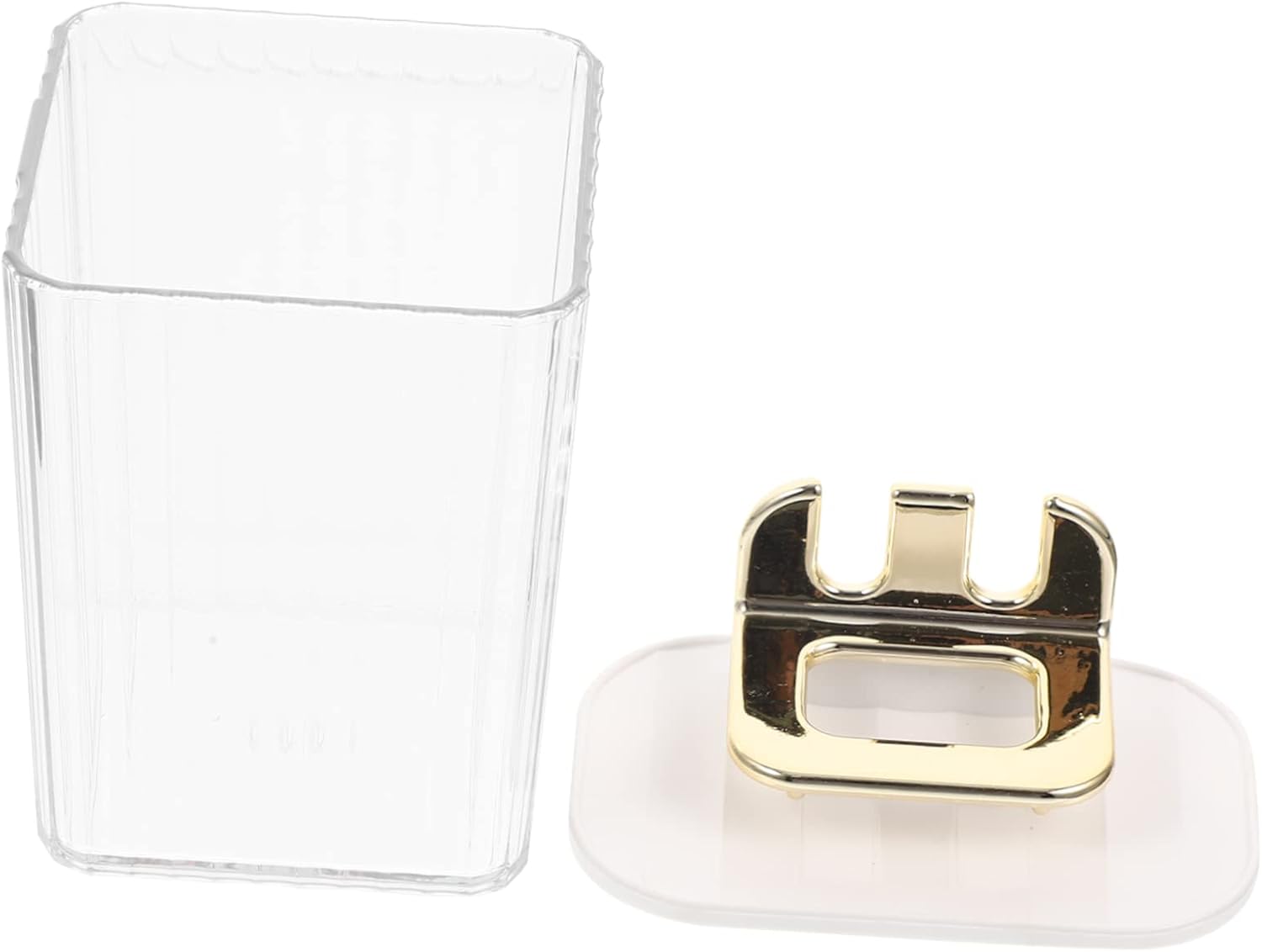 GLEAVI Wall-Mounted Toothbrush Holder with Cup Stand