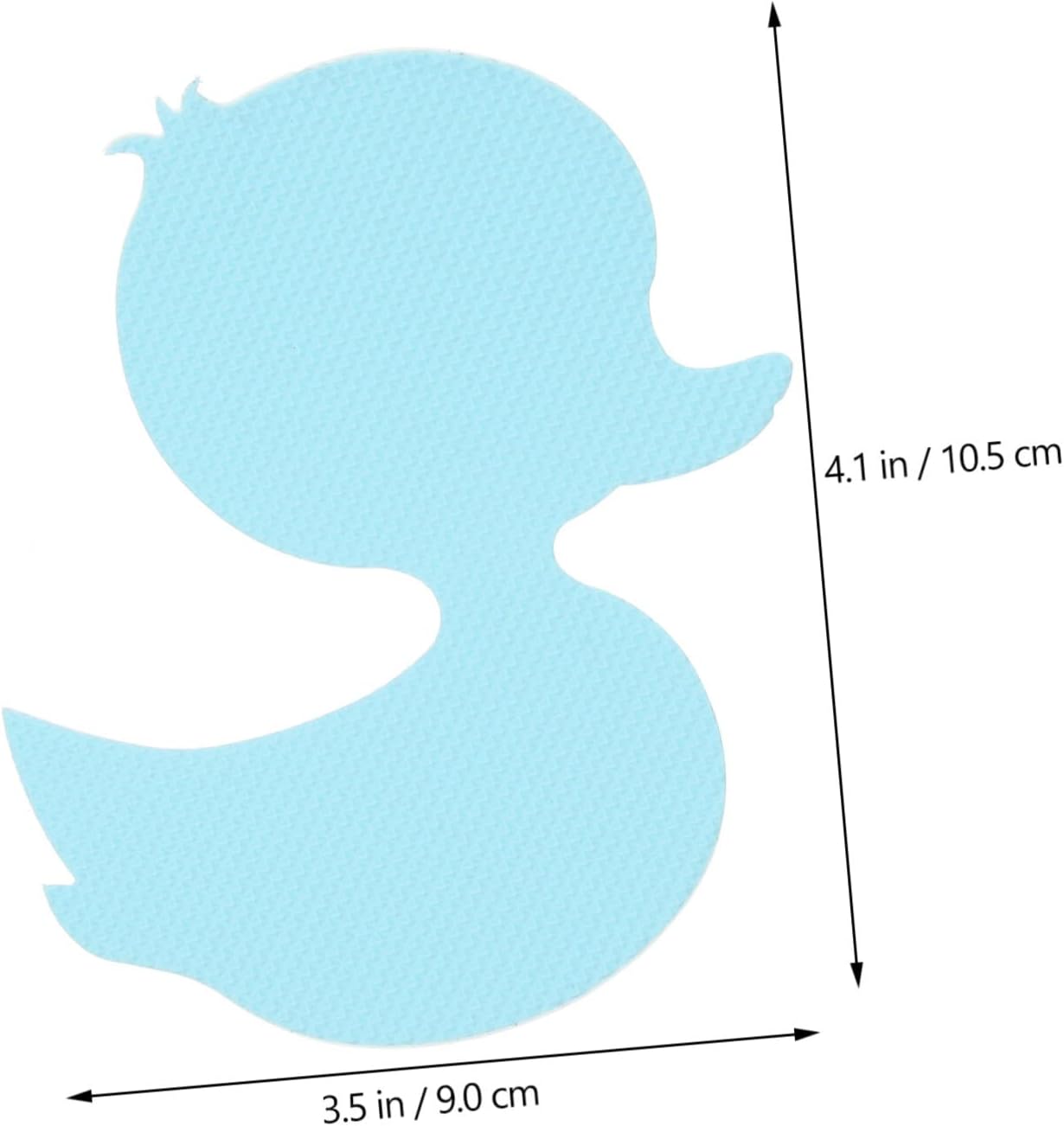 TOPPERFUN 24Pcs Duck Shaped Nonslip Bathtub Stickers