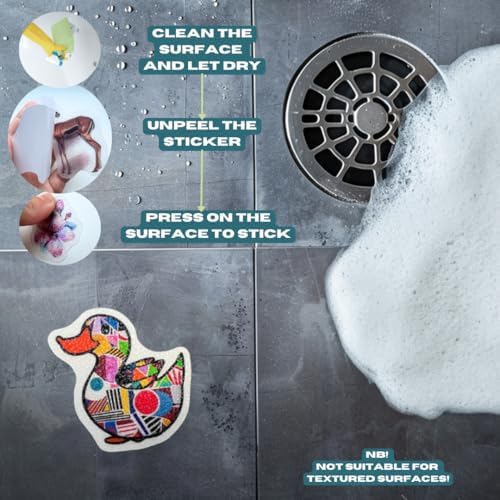 Non Slip Bathtub Stickers 24 PCS Pop Art Decals
