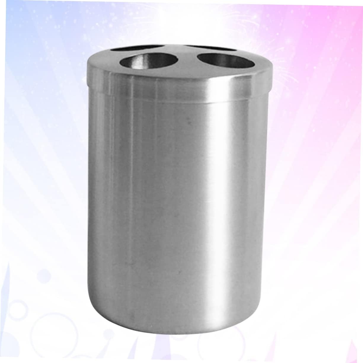 Stainless Steel Toothbrush and Toothpaste Holder 1