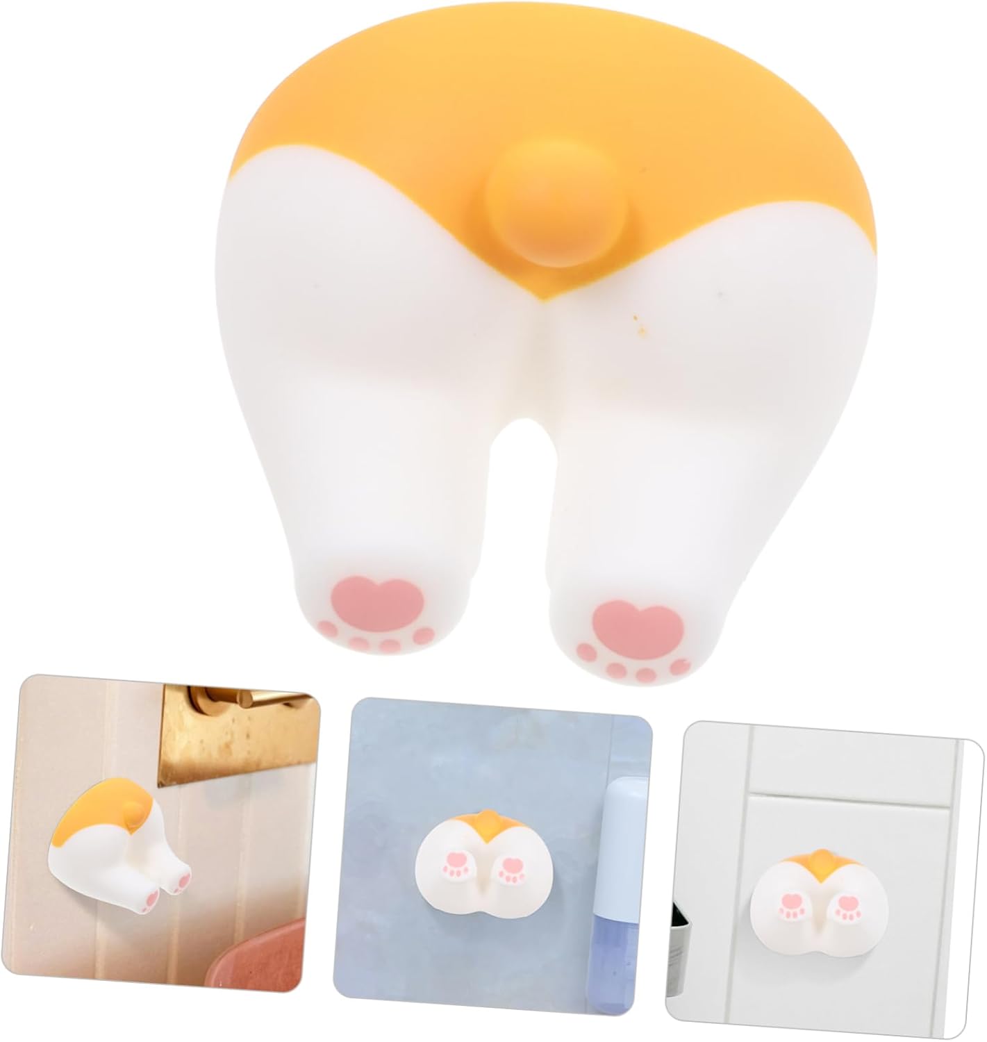 Mobestech Corgi Tail Toothbrush Holder for Kids 1