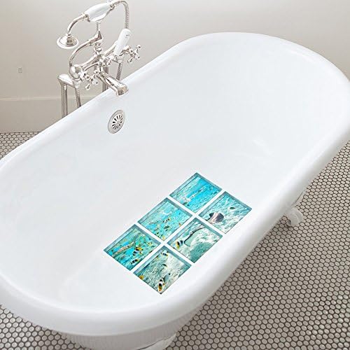 AILEGOU 3D Non-Slip Bathtub Stickers with 6 Animal Designs 1