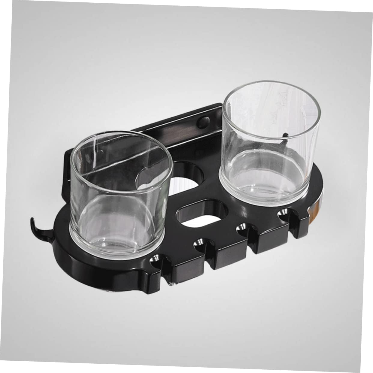 Anneome Toothbrush Holder with Hooks and Cups 1