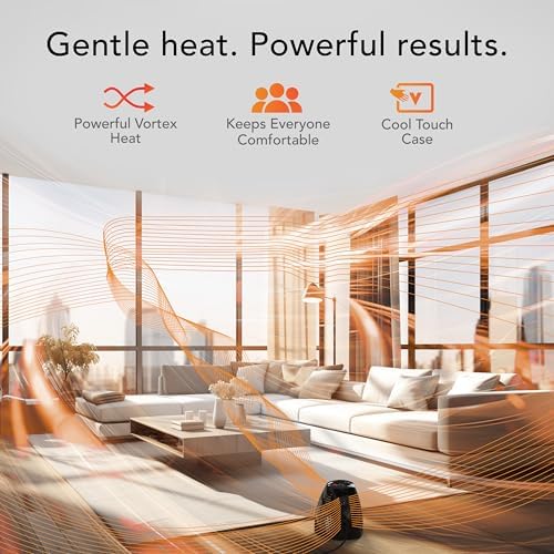 Vornado Space Heater With 3 Heat Settings and Safety Shut-Off
