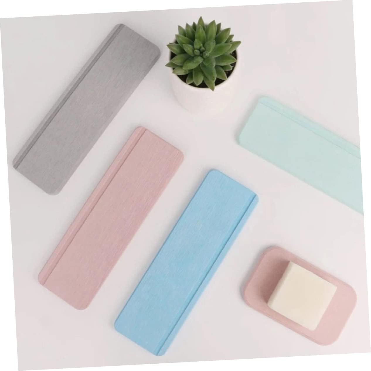 Ciieeo Solid Diatomite Soap Holder Green for Bath