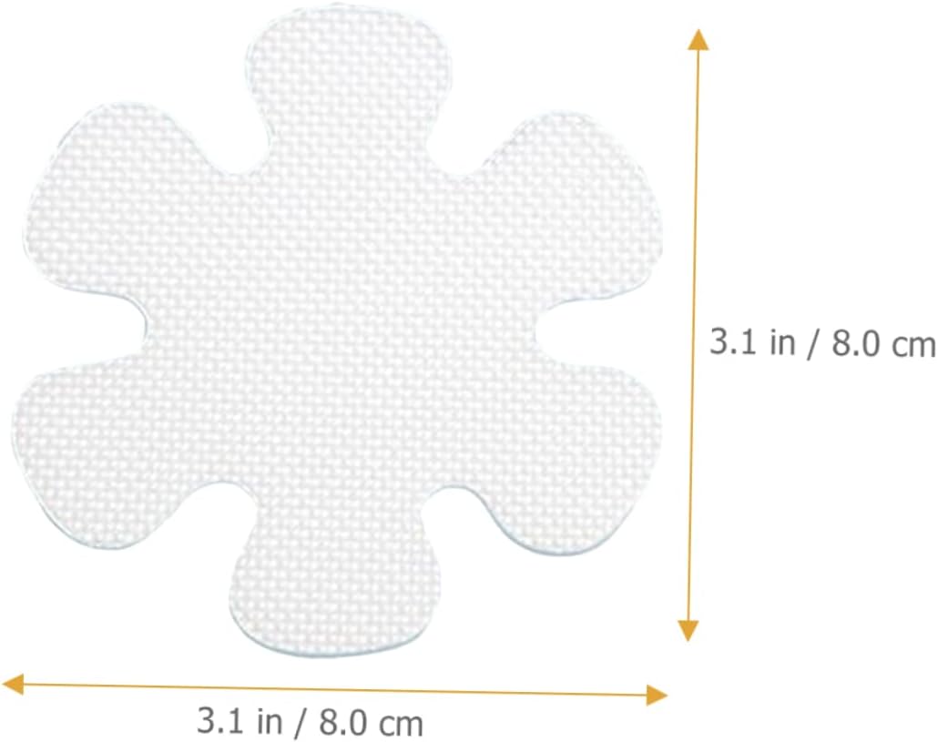 VOSAREA 12Pcs Flower Design Non-Slip Stickers for Bathrooms and Kitchens