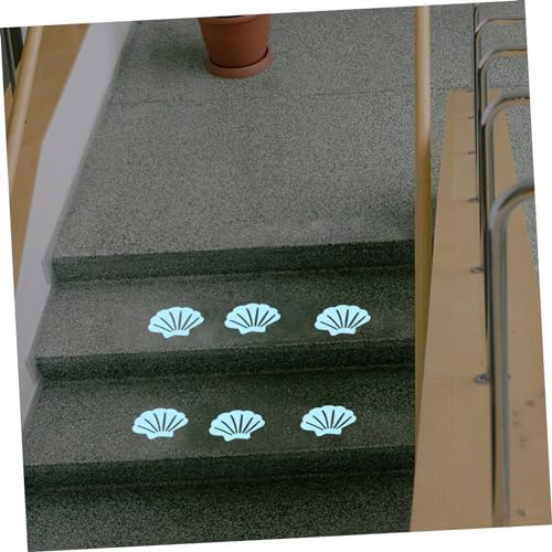 COSMEVIVI 30pcs Shell-Shaped Anti-Slip Stickers for Bathrooms and Stairs
