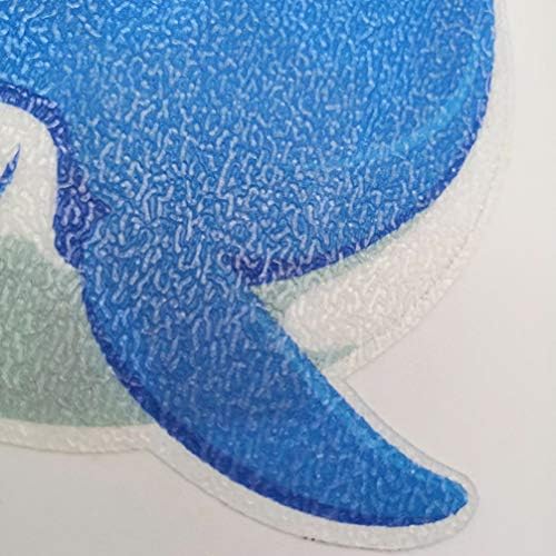 Cabilock 5pcs Non-Slip Frosted Shark Stickers for Bathroom Safety