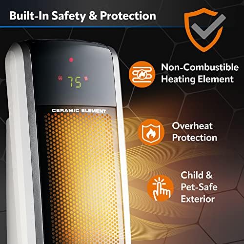 Lasko Oscillating Digital Ceramic Tower Heater for Large Rooms