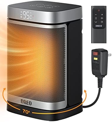 Dreo Portable Electric Heater with ALCI Safety and 5 Modes