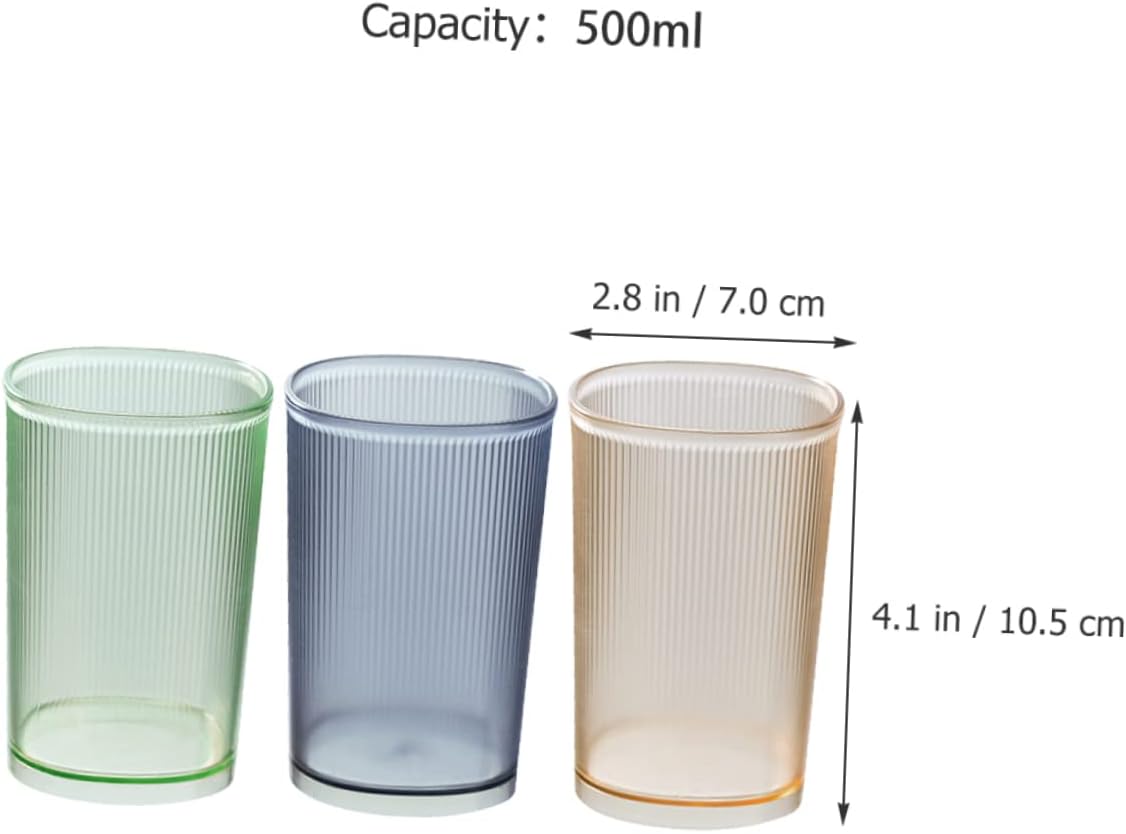 Cabilock 3pcs Reusable Toothbrush Cups Portable Holder for Family Use