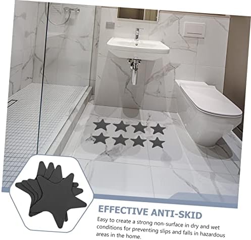 WOONEKY Non-Slip Bath Tub Stickers Set