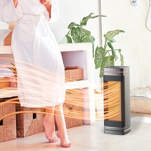 Ontel Handy Heater Copper Core Tower 1500W Electric Space Heater