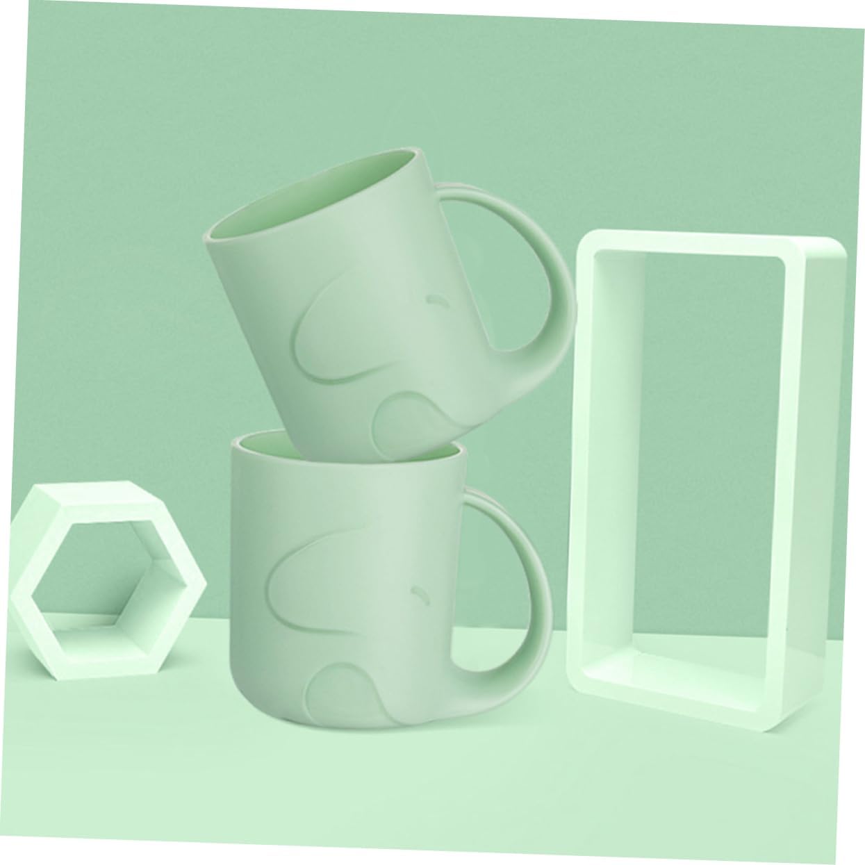 IWOWHERO Cartoon Tooth Mug Handle Safe for Kids