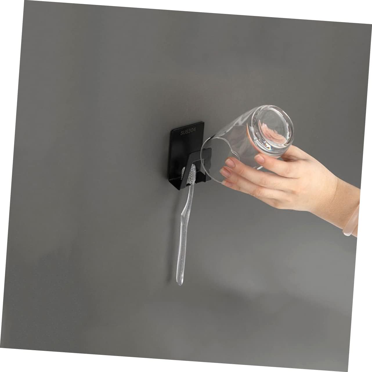 Ciieeo Wall Mount Toothbrush Holder - Space-Saving and Waterproof