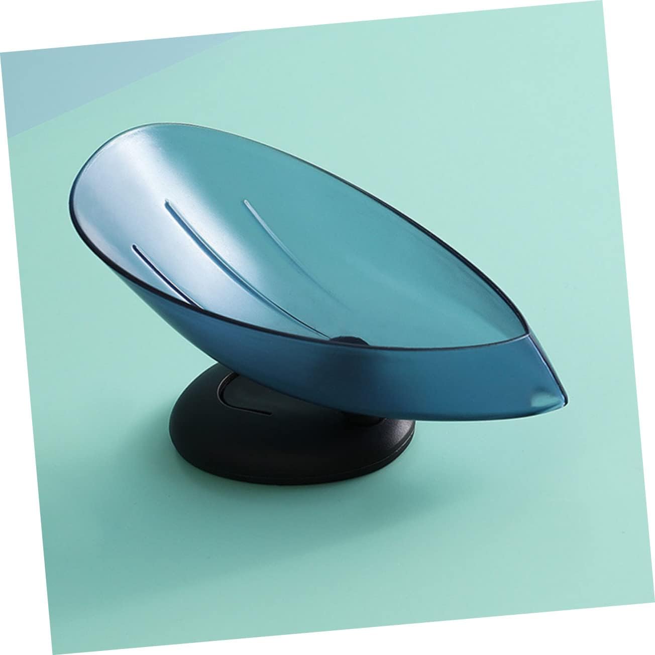 HAKIDZEL 3Pcs Soap Dish Holder with Suction Cup and Draining Design