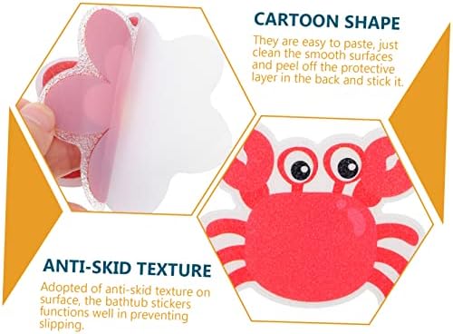 LIFKOME Non-Slip Bathtub Stickers with Animal Designs