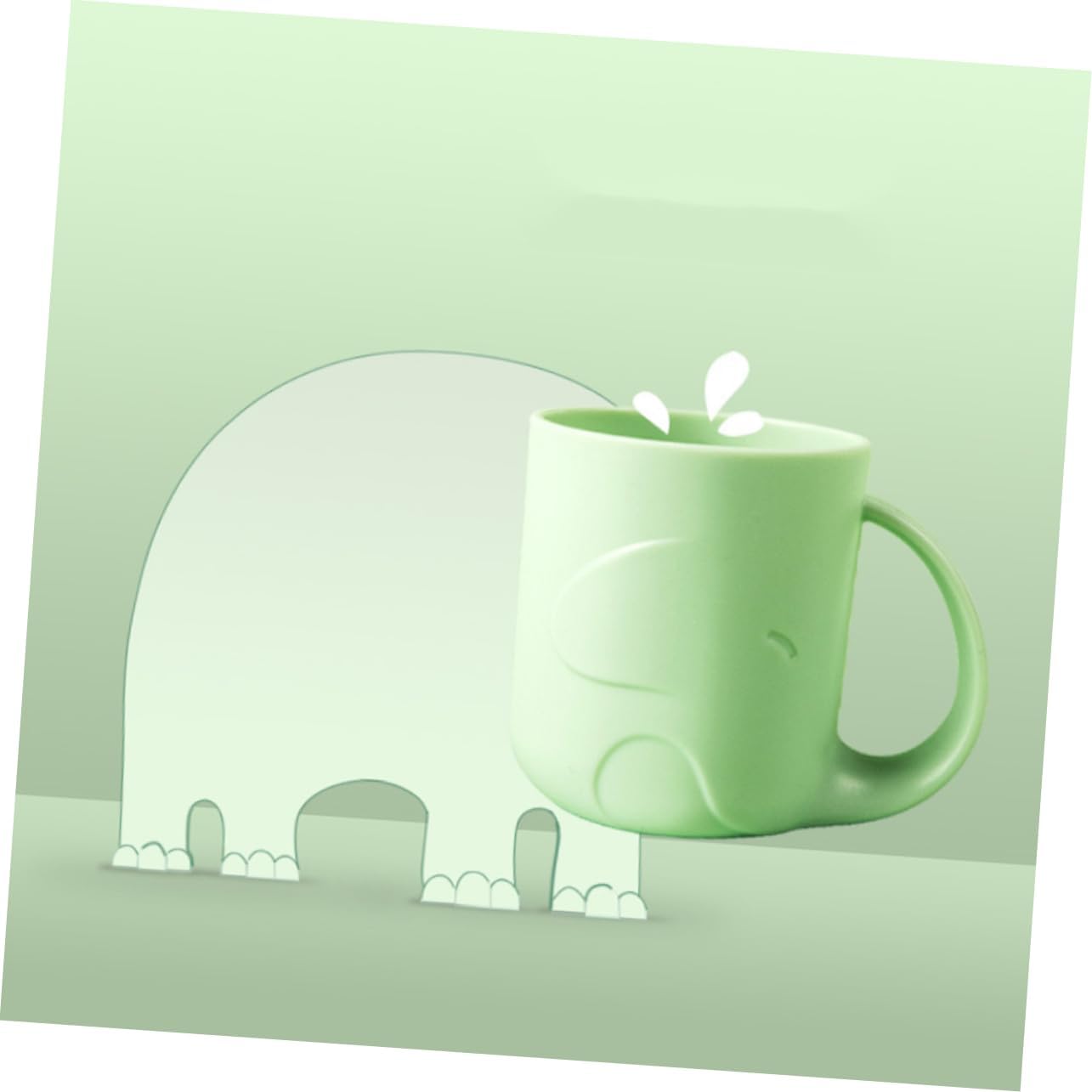 BESTonZON Cartoon Tooth Mug with Handle