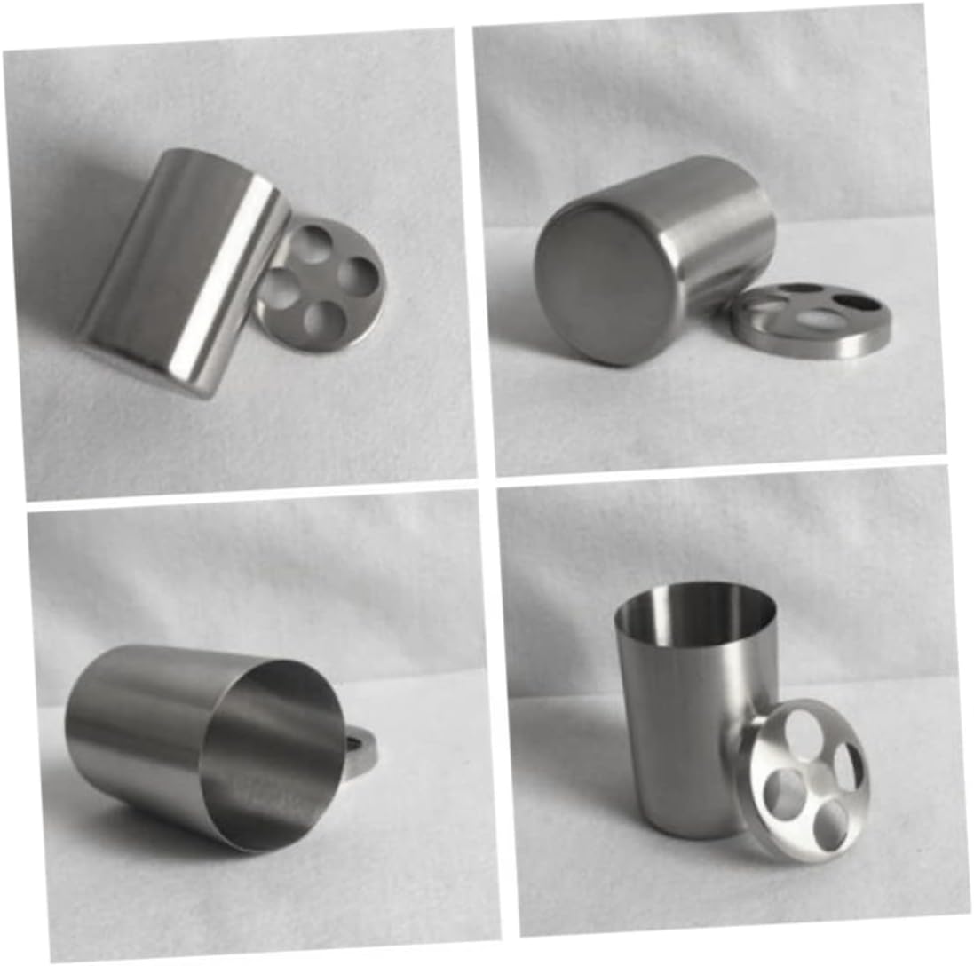 Stainless Steel Toothbrush and Toothpaste Holder 1