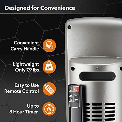 Lasko Oscillating Digital Ceramic Tower Heater for Large Rooms