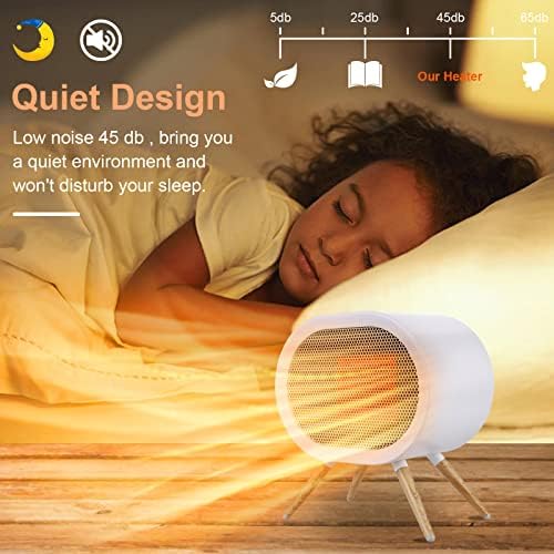 FEASYD 1000W Electric Space Heater with 3 Modes