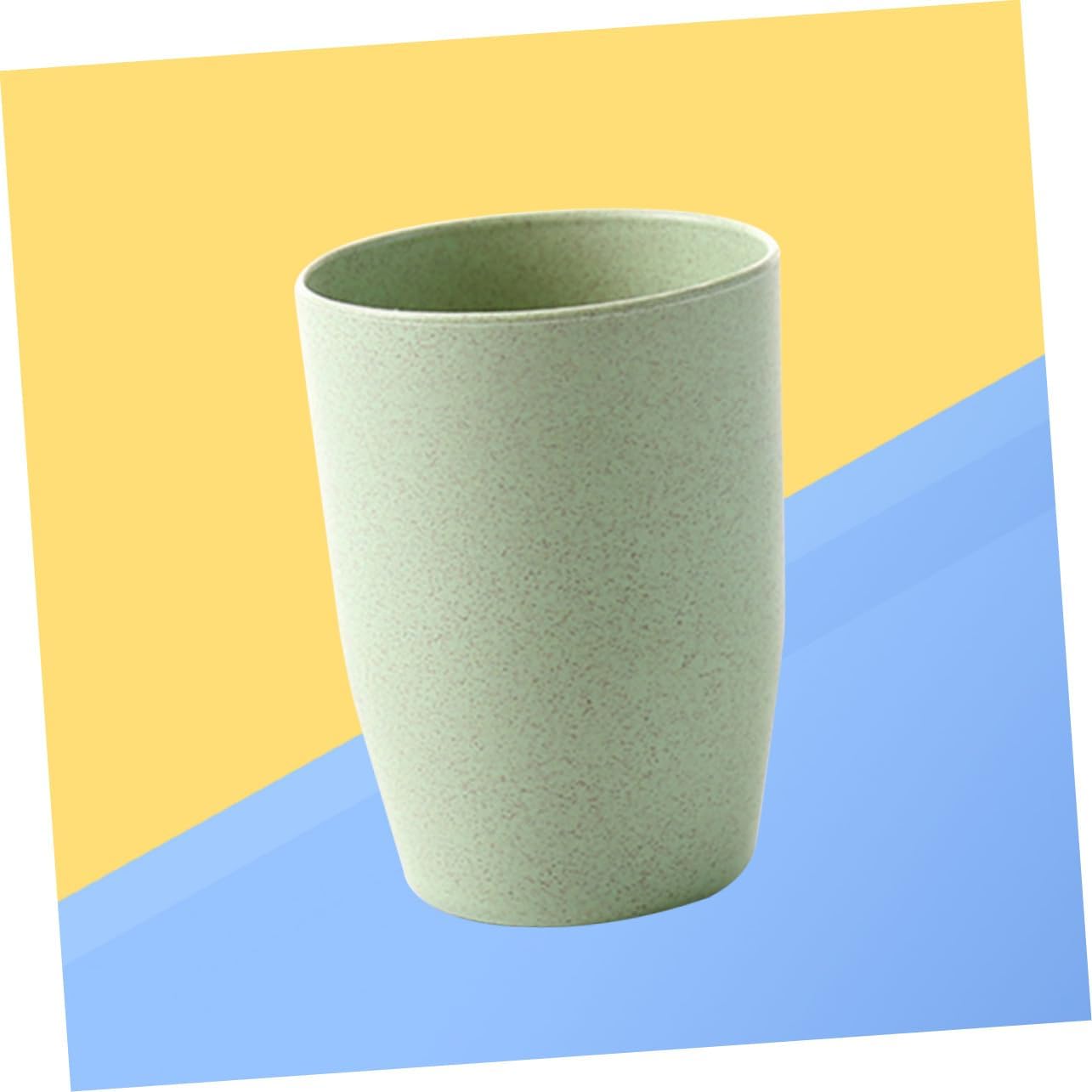 Zerodeko Wheat Stem Rinsing Mug for Bathroom Use