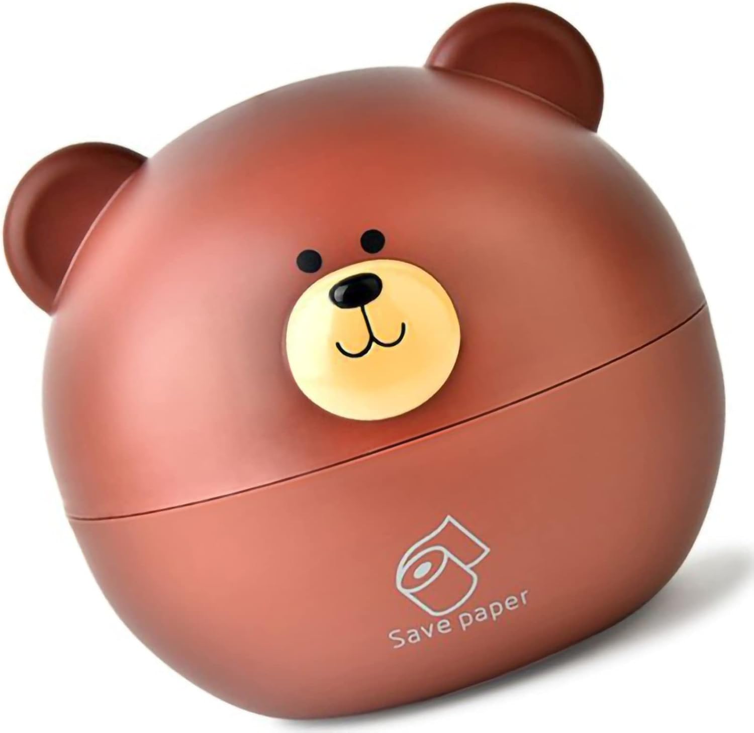 Cute Bear Shaped Tissue Box Holder with Large Capacity