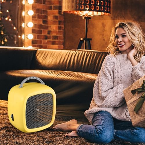 Gooddyiyukey 500W Quiet Electric Heater with 2 Modes