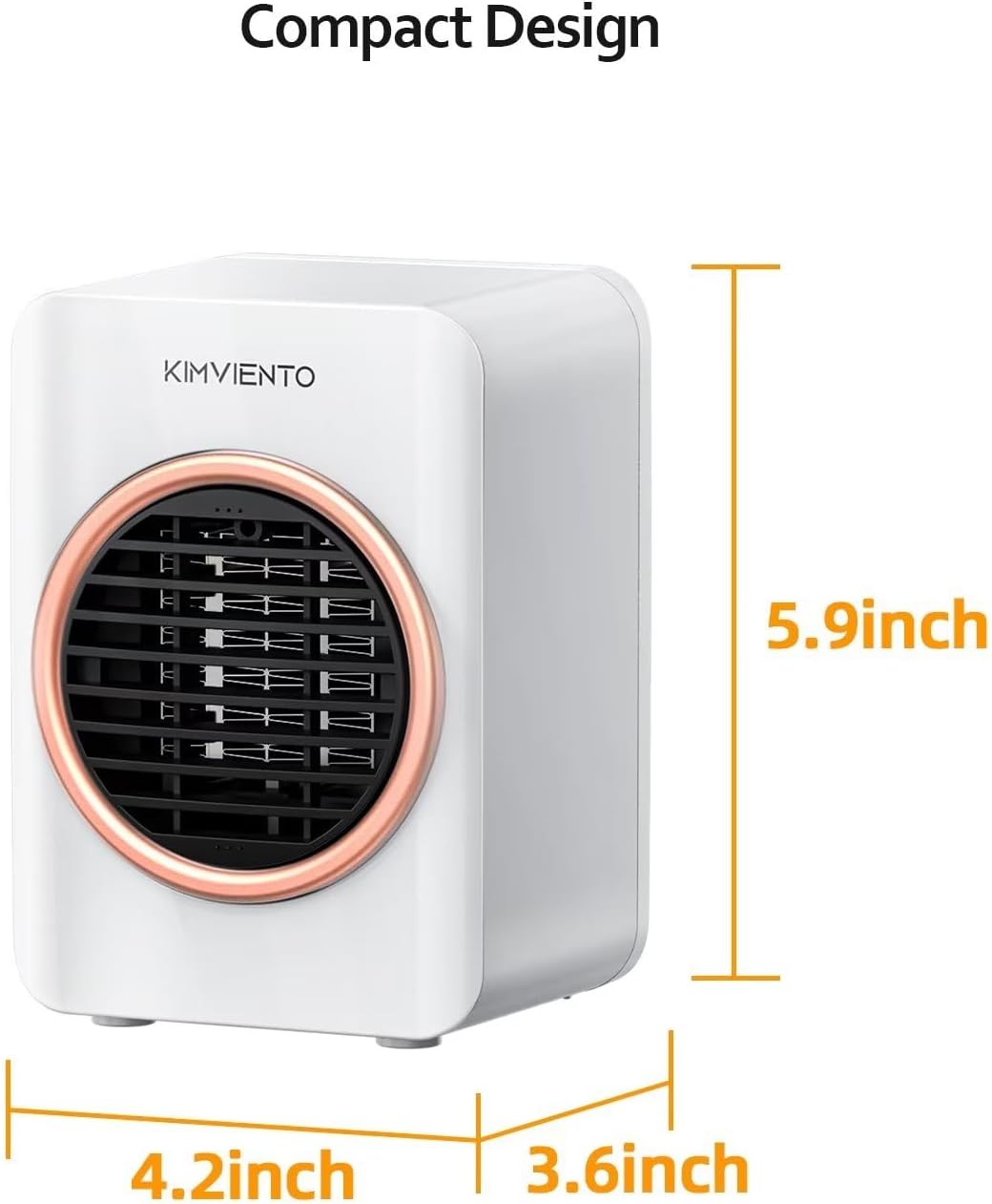 Kimviento Mini Space Heater 350W Portable Tent Heater