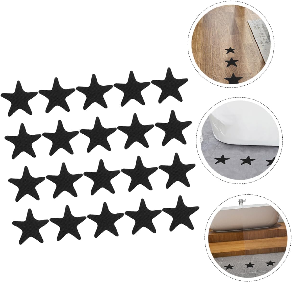 40PCS Non-Slip Bathtub Stickers for Safe Bathing and Showers