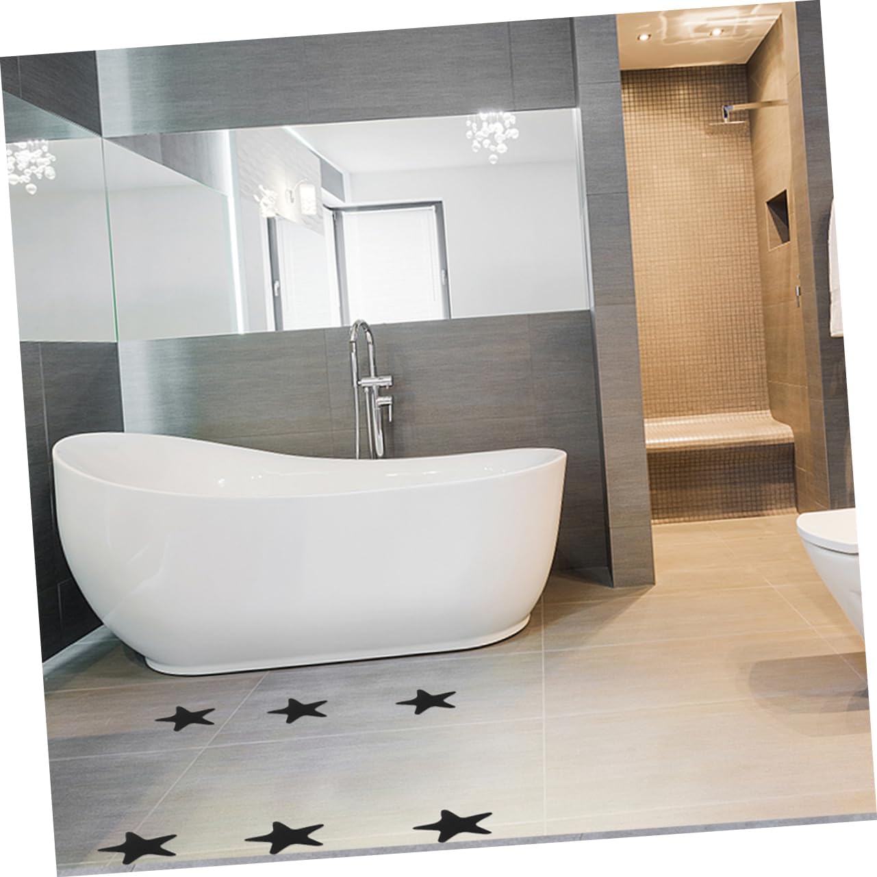 40PCS Non-Slip Bath Stickers Safe Traction for Shower Bathtub Kitchen Pool