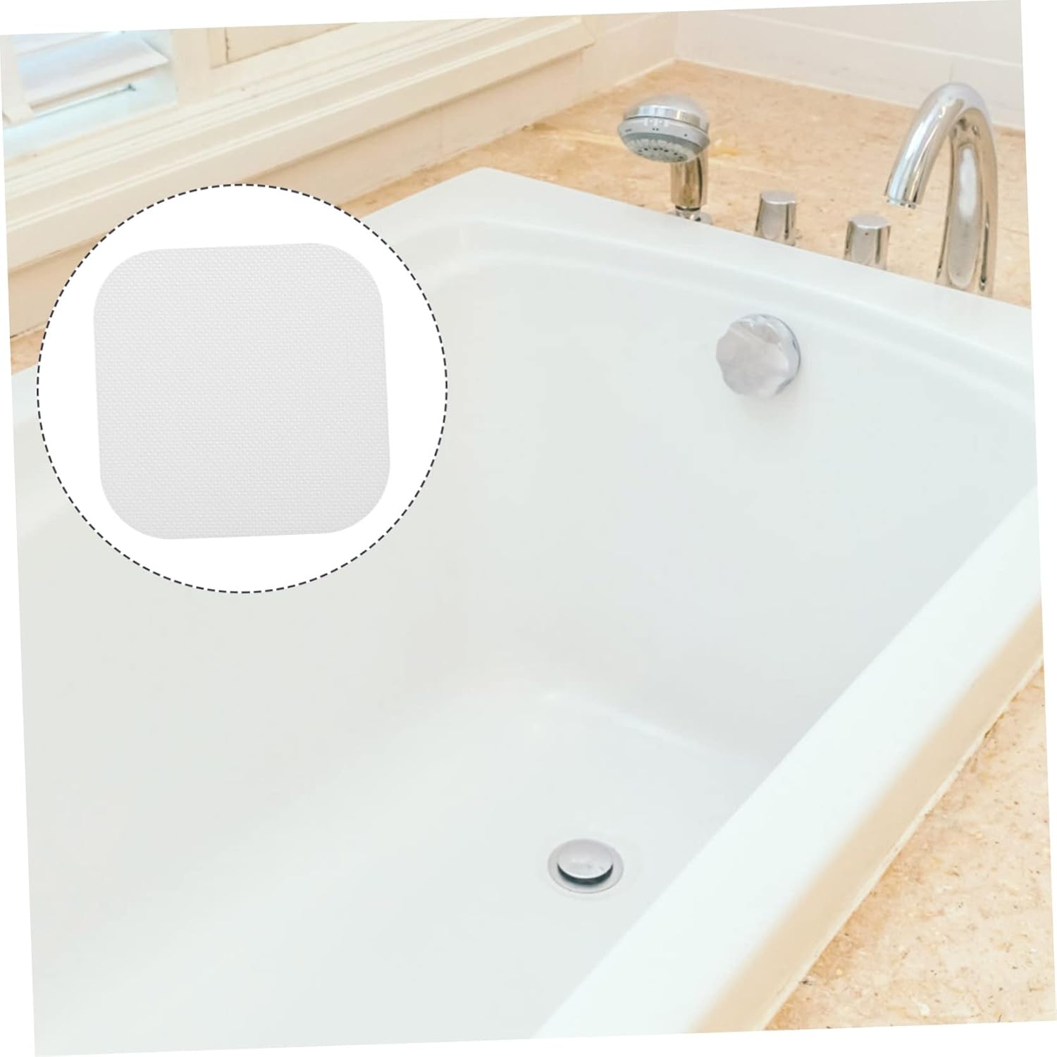 72pcs Peva Bathtub Stickers Non-Slip Decals for Showers Pools and Stairs